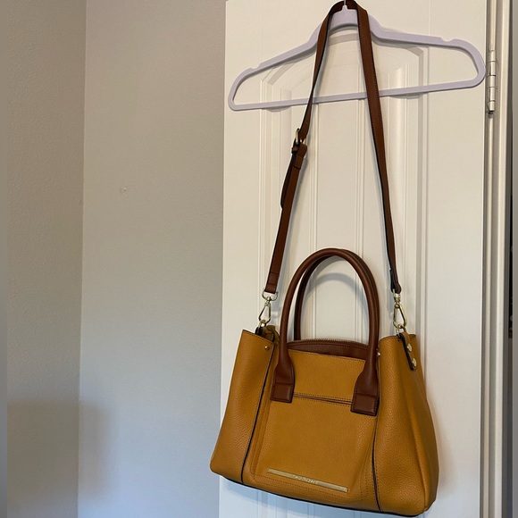 Steve Madden Yellow/Brown Hand Bag Mustard - Picture 2 of 9